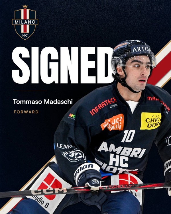 Tommaso Madaschi quitte la Suisse pour l'Italie