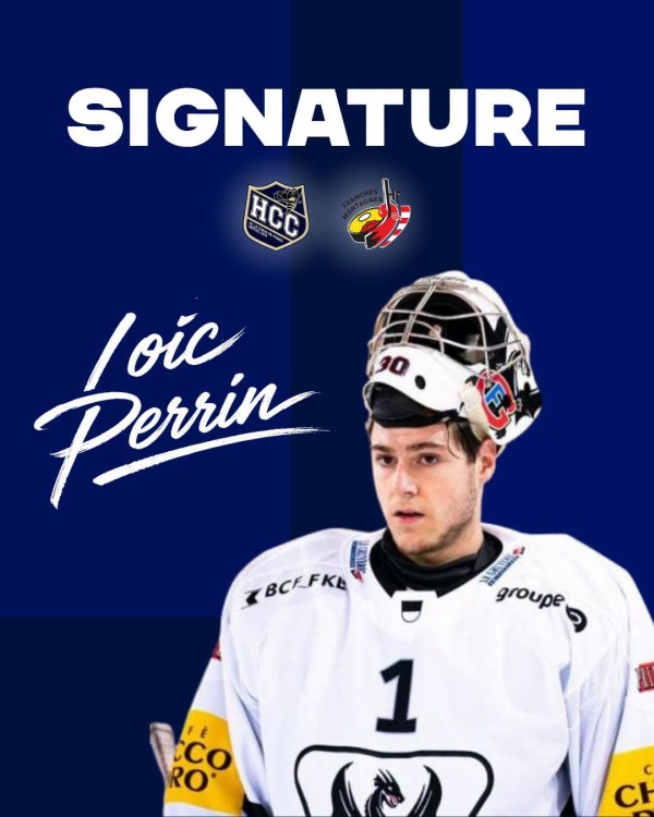 Le HC La Chaux-de-Fonds conserve Loïc Perrin comme troisième gardien
