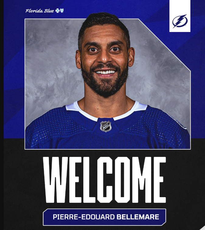 Pierre-Edouard Bellemare engagé par le Lightning de Tampa Bay