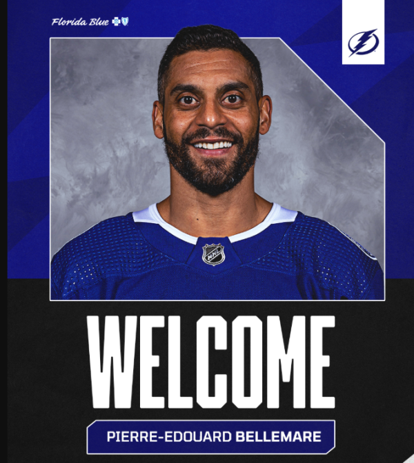 Pierre-Edouard Bellemare engagé par le Lightning de Tampa Bay