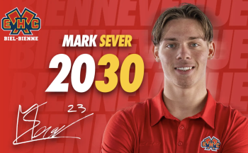 Mark Sever prolonge son aventure avec le HC Bienne jusqu’en 2030