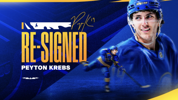 Peyton Krebs prolonge à Buffalo pour quatre saisons et évite ainsi l'arbitrage