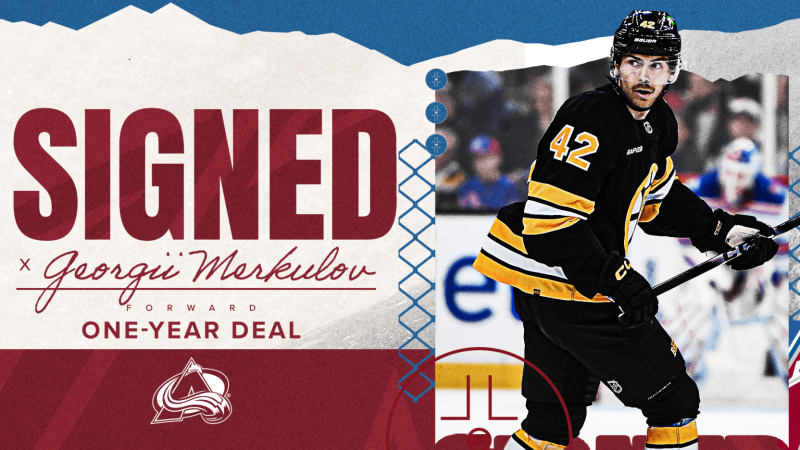 Georgii Merkulov wechselt zu den Colorado Avalanche