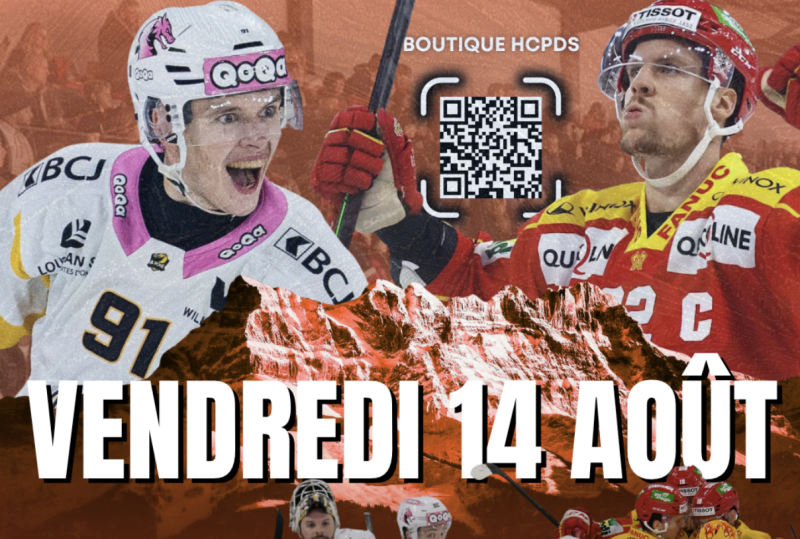 Ajoie et Bienne se retrouveront pour un match de gala à Champéry