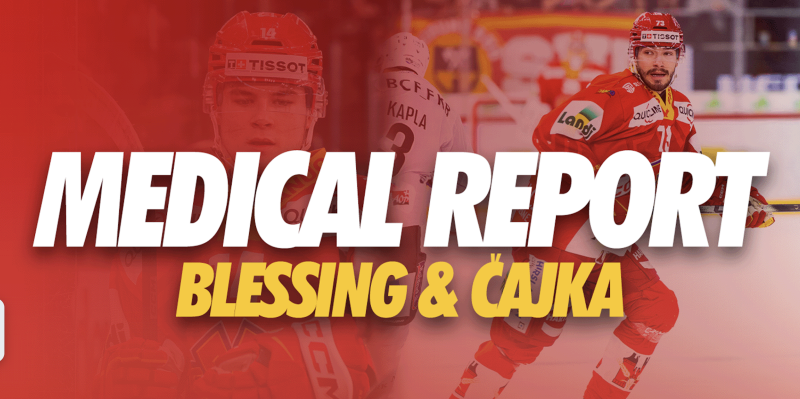 HC Bienne : Blessing et Čajka absents sur blessure