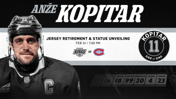 Die Kings ziehen Anže Kopitars Nummer 11 zurück und widmen ihm eine Statue