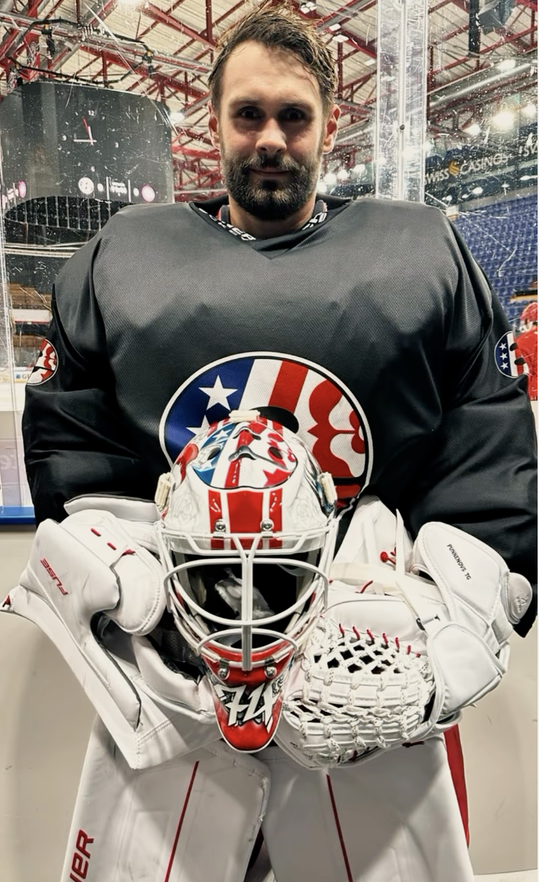 Le nouveau masque d'Ivars Punnenovs