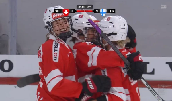 La Suisse  enchaîne et bat aussi la Finlande