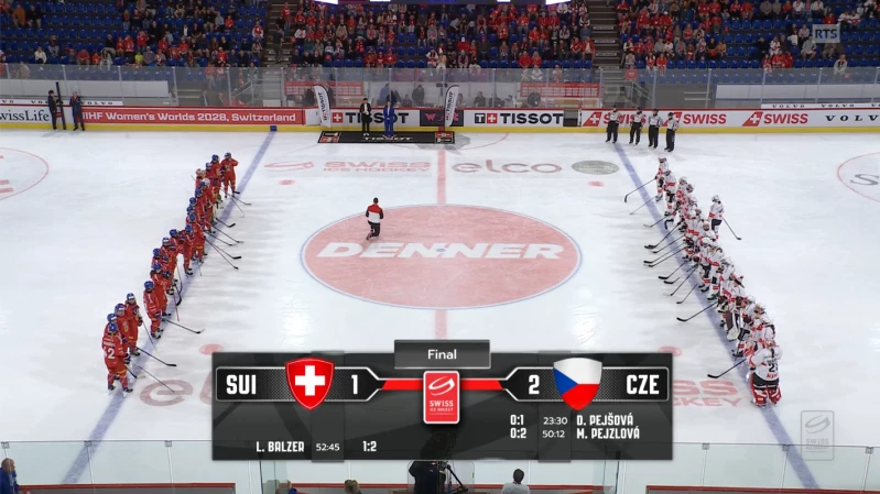 La Suisse s’incline face à la Tchéquie et concède sa première défaite