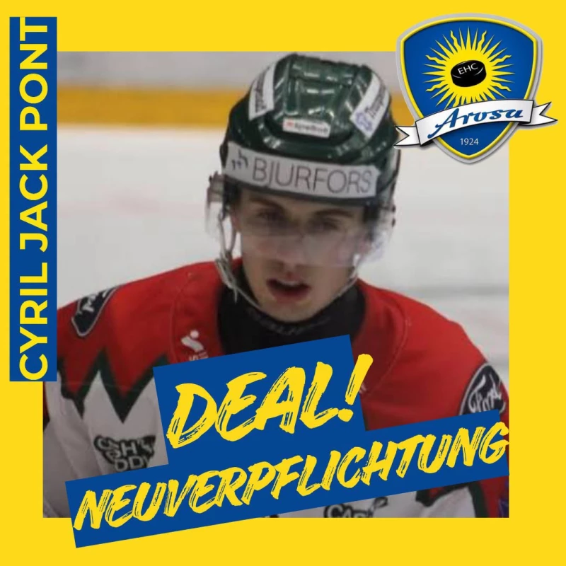 Cyril Jack Pont wechselt zum EHC Arosa