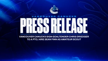 Chris Driedger erhält ein PTO in Vancouver, Sean Finn verstärkt den Staff