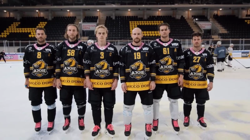 Des nouveaux maillots et un nouveau capitaine pour Ajoie