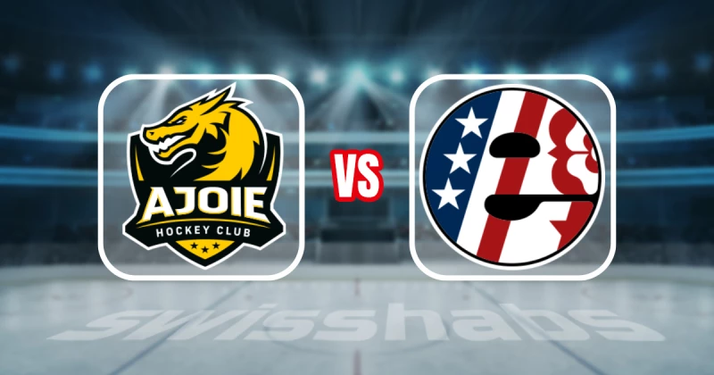 Formation des équipes et joueurs indisponibles pour le match HC Ajoie vs SC Rapperswil-Jona Lakers