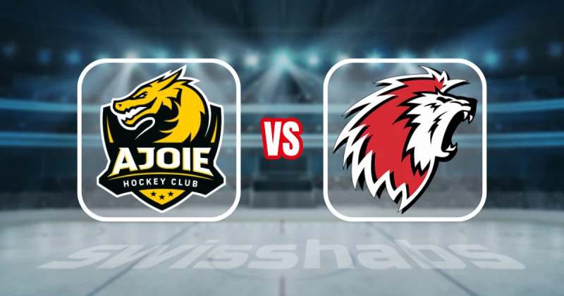 Formation des équipes pour le match Ajoie vs Lausanne