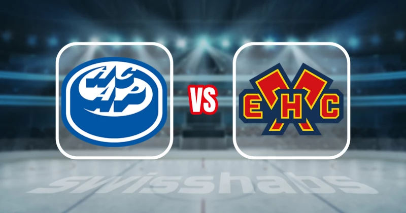 Formation des équipes et joueurs indisponibles pour le match HC Ambri-Piotta vs EHC Biel-Bienne