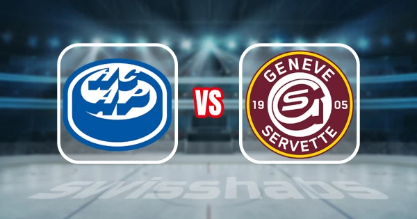 Formation des équipes et joueurs indisponibles pour le match HC Ambri-Piotta vs Genève-Servette HC