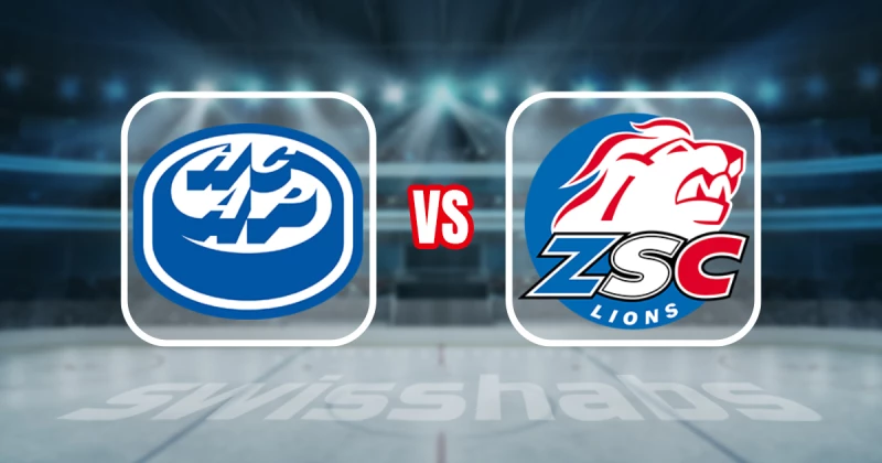 Formation des équipes et joueurs indisponibles pour le match HC Ambri-Piotta vs ZSC Lions