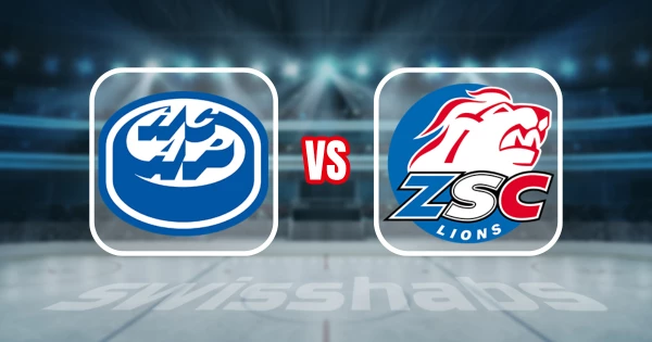 Formation des équipes et joueurs indisponibles pour le match HC Ambri-Piotta vs ZSC Lions