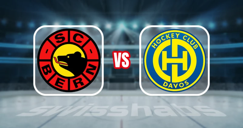 Formation des équipes et joueurs indisponibles pour le match SC Bern vs HC Davos