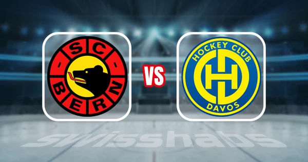 Formation des équipes et joueurs indisponibles pour le match SC Bern vs HC Davos