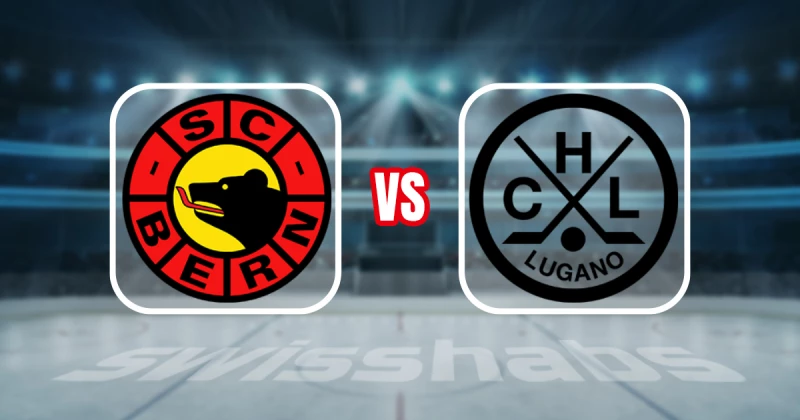 Teamaufstellung und nicht verfügbare Spieler für das Spiel SC Bern vs. HC Lugano