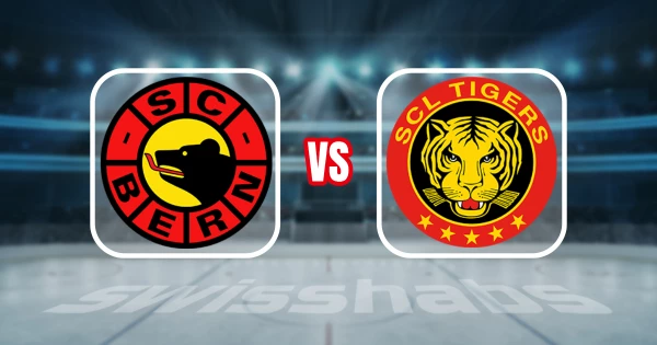 Formation des équipes et joueurs indisponibles pour le match SC Bern vs SCL Tigers