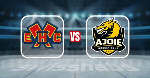 Teamaufstellung und nicht verfügbare Spieler für das Spiel EHC Biel-Bienne vs. HC Ajoie