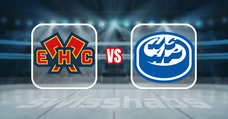 Formation des équipes et joueurs indisponibles pour le match EHC Biel-Bienne vs HC Ambri-Piotta