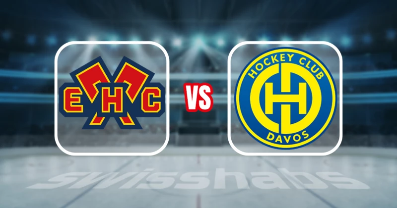 Formation des équipes et joueurs indisponibles pour le match EHC Biel-Bienne vs HC Davos