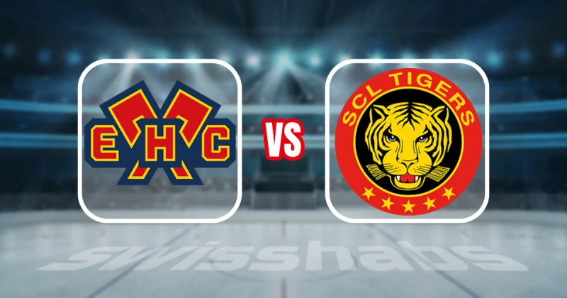 Formation des équipes et joueurs indisponibles pour le match EHC Biel-Bienne vs SCL Tigers