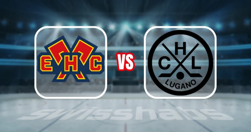 Formation des équipes et joueurs indisponibles pour le match EHC Biel-Bienne vs HC Lugano