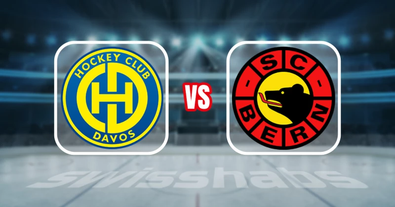 Formation des équipes et joueurs indisponibles pour le match HC Davos vs SC Bern