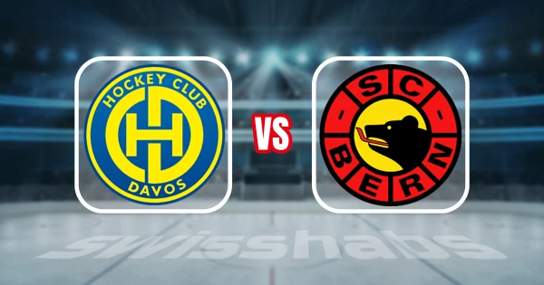 Formation des équipes et joueurs indisponibles pour le match HC Davos vs SC Bern