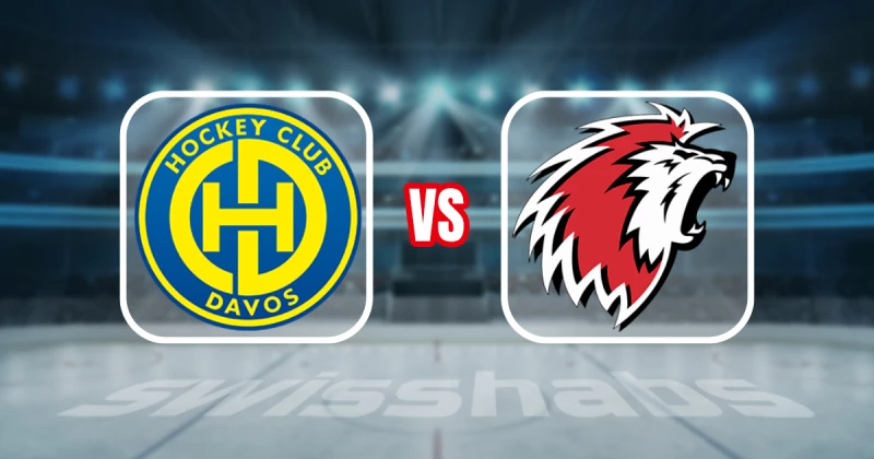 Formation des équipes et joueurs indisponibles pour le match HC Davos vs Lausanne HC