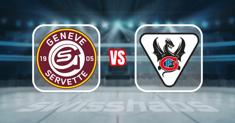 Formation des équipes et joueurs indisponibles pour le match Genève-Servette HC vs Fribourg-Gottéron