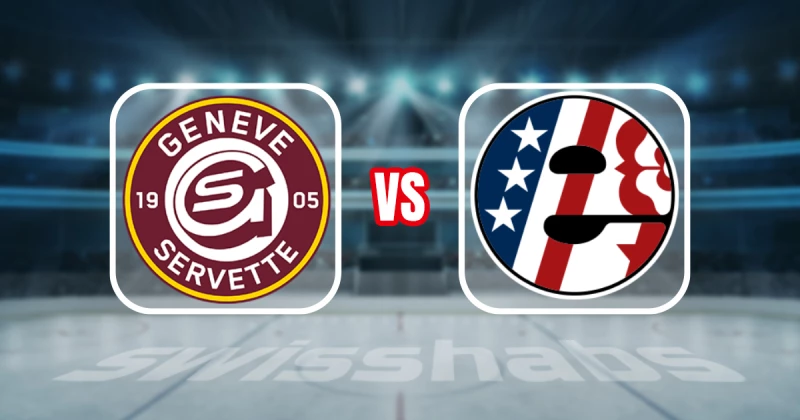 Formation des équipes et joueurs indisponibles pour le match Genève-Servette HC vs SC Rapperswil-Jona Lakers