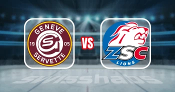 Teamaufstellung und nicht verfügbare Spieler für das Spiel Genève-Servette HC vs. ZSC Lions