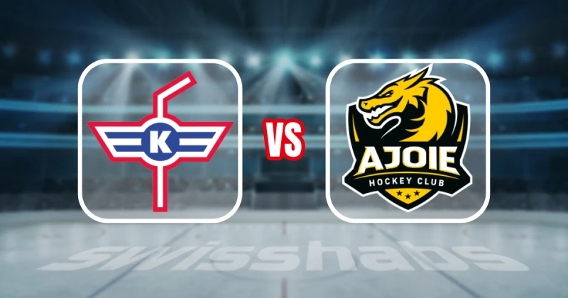 Formation des équipes et joueurs indisponibles pour le match EHC Kloten vs HC Ajoie