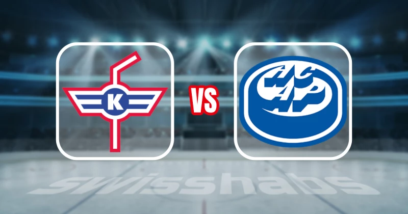 Formation des équipes et joueurs indisponibles pour le match EHC Kloten vs HC Ambri-Piotta