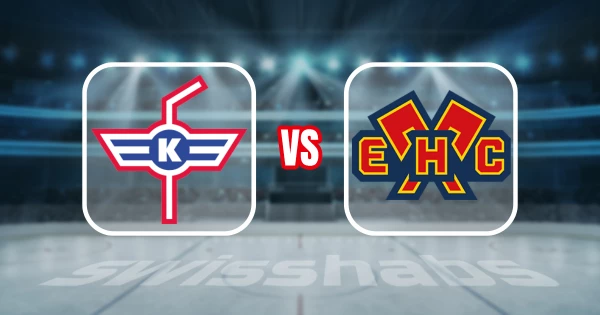 Formation des équipes et joueurs indisponibles pour le match EHC Kloten vs EHC Biel-Bienne
