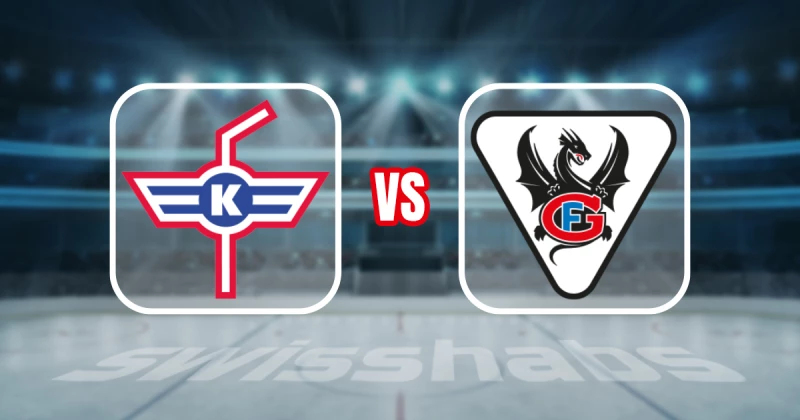 Formation des équipes et joueurs indisponibles pour le match EHC Kloten vs Fribourg-Gottéron