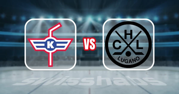 Teamaufstellung und nicht verfügbare Spieler für das Spiel EHC Kloten vs. HC Lugano