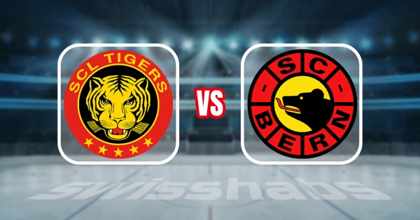 Formation des équipes et joueurs indisponibles pour le match SCL Tigers vs SC Bern