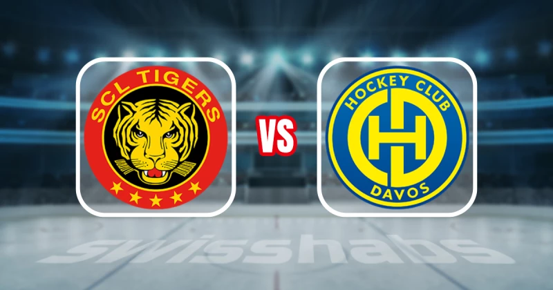 Formation des équipes et joueurs indisponibles pour le match SCL Tigers vs HC Davos
