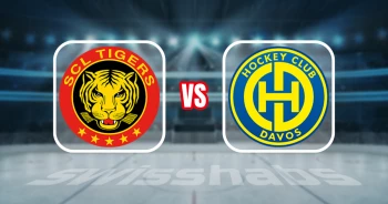 Formation des équipes et joueurs indisponibles pour le match SCL Tigers vs HC Davos