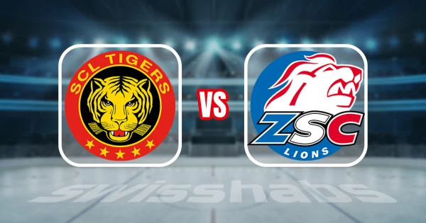 Formation des équipes et joueurs indisponibles pour le match SCL Tigers vs ZSC Lions
