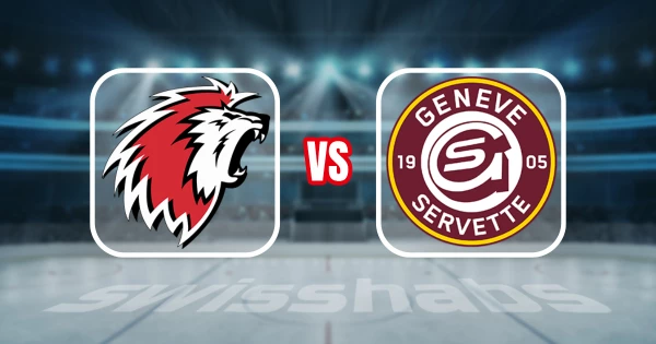 Formation des équipes et joueurs indisponibles pour le match Lausanne HC vs Genève-Servette HC