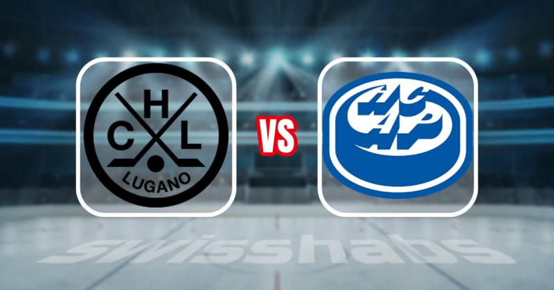 Formation des équipes et joueurs indisponibles pour le match HC Lugano vs HC Ambri-Piotta