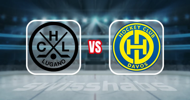 Formation des équipes et joueurs indisponibles pour le match HC Lugano vs HC Davos
