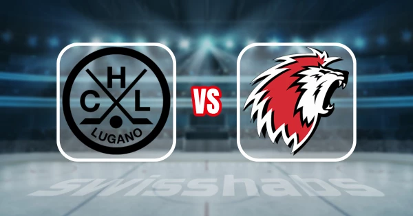 Formation des équipes et joueurs indisponibles pour le match HC Lugano vs Lausanne HC